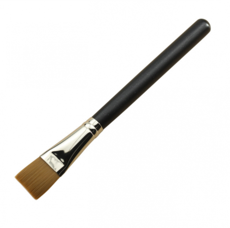 Oem Custom Logo Luxury Private Label Liquid Makeup Brush Flat Head Cream Face Foundation Brush